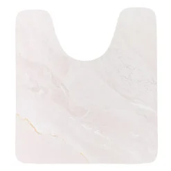 Tappeto per wc antiscivolo (45 x 50 cm) Lina Beige