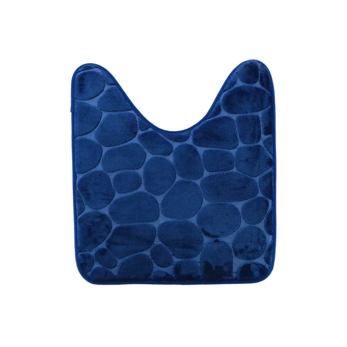 Tappeto per wc con memoria di forma (45 x 50 cm) Galeo Blu navy