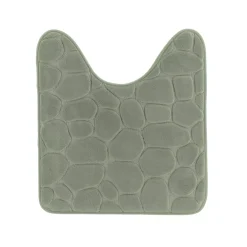 Tappeto per wc con memory foam (45 x 50 cm) Galeo Verde cachi