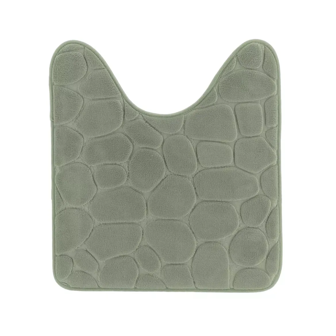 Tappeto per wc con memory foam (45 x 50 cm) Galeo Verde cachi