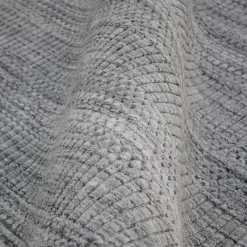 Tappeto rettangolare da soggiorno in materiale riciclato (140 x 200 cm) Aiko Grigio