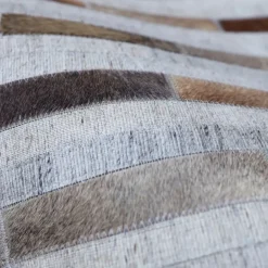 Tappeto rettangolare da soggiorno in lana jacquard (140 x 200 cm) Sanjay Grigio