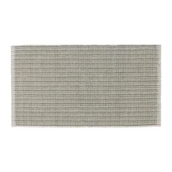 Tappeto rettangolare in cotone (45 x 90 cm) Jeanne Verde e Bianco