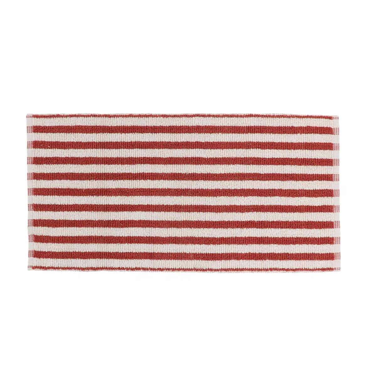 Tappeto rettangolare in cotone (45 x 90 cm) Louise Marrone