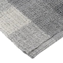Tappeto da soggiorno cotone (45 x 90 cm) Louise Grigio