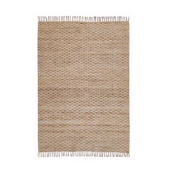 Tappeto rettangolare in juta fatto a mano (160 x 230 cm) Yuki Marrone