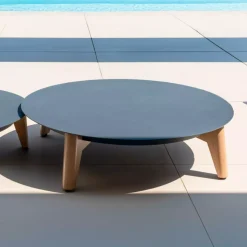 Tavolino rotondo (P86 cm) Monte Carlo Antracite