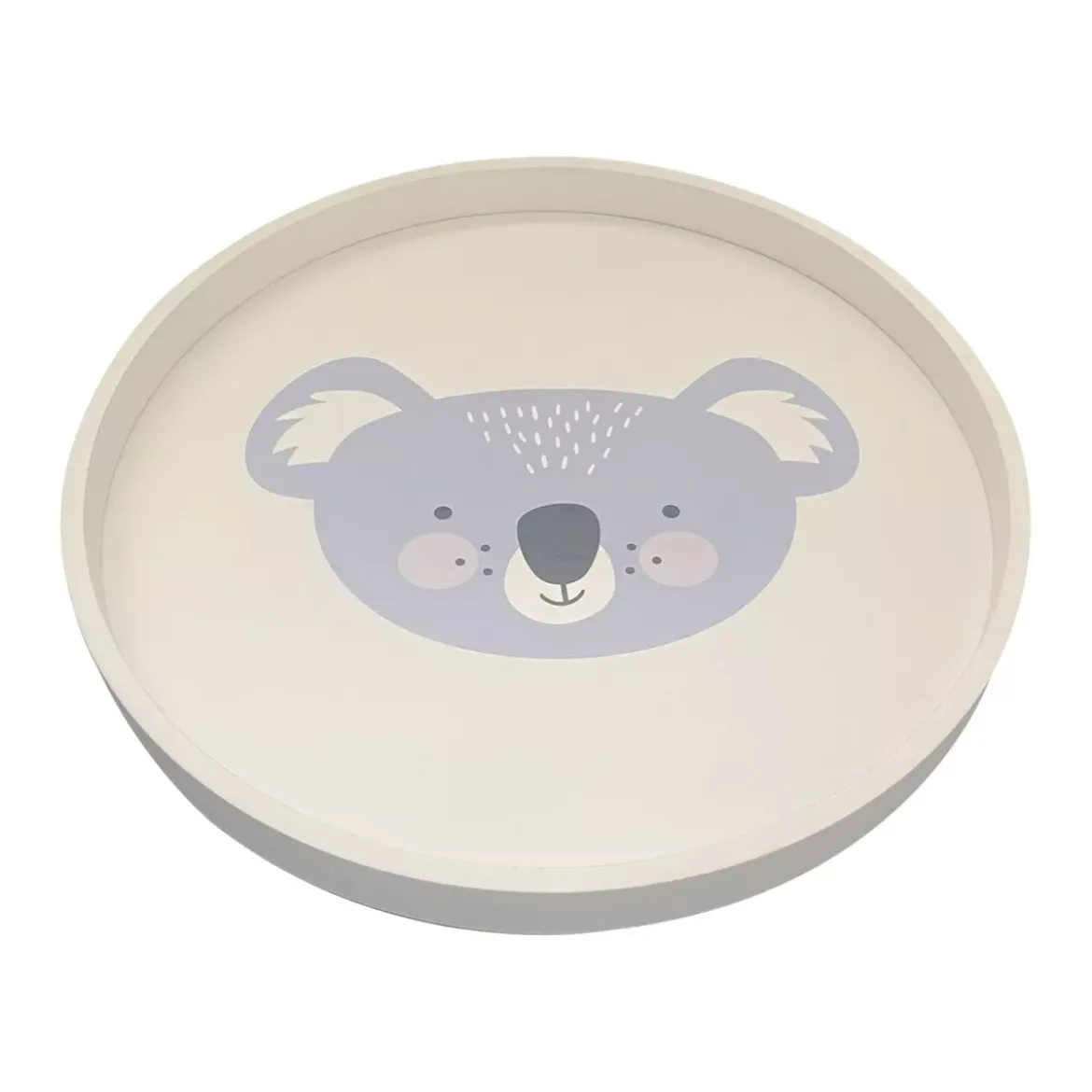 Tavolino bambini legno (D30 cm) Koala Blu