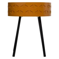 Tavolino con contenitore Shiro Giallo senape