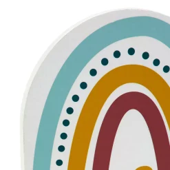 Tavolino e 2 sedie bambini legno Arcobaleno Multicolore