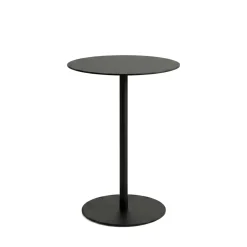 Tavolino in metallo (H53 cm) Lugani Nero
