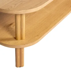 Tavolino rettangolare in rovere (130 cm) Oakland Naturale