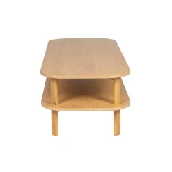 Tavolino rettangolare in rovere (130 cm) Oakland Naturale