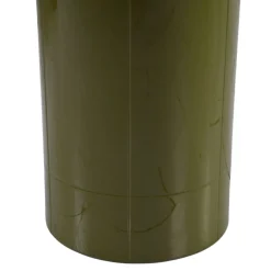 Tavolino rotondo in vetro e MDF (H51 cm) Jila Verde