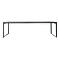 Tavolo da giardino 10 posti Alluminio/Ceramica Kore (240 x 120 cm) Grigio antracite