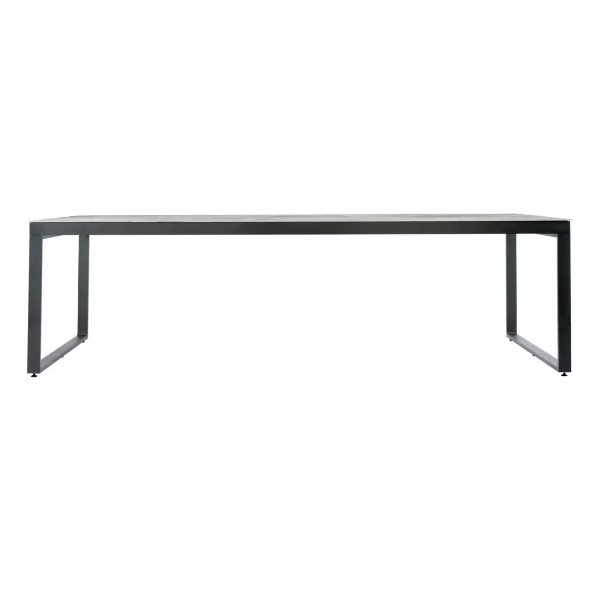 Tavolo da giardino 10 posti Alluminio/Ceramica Kore (240 x 120 cm) Grigio antracite