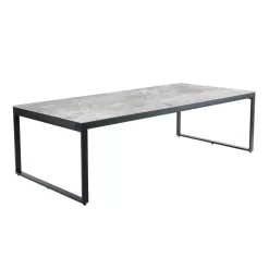 Tavolo da giardino 10 posti Alluminio/Ceramica Kore (240 x 120 cm) Grigio antracite