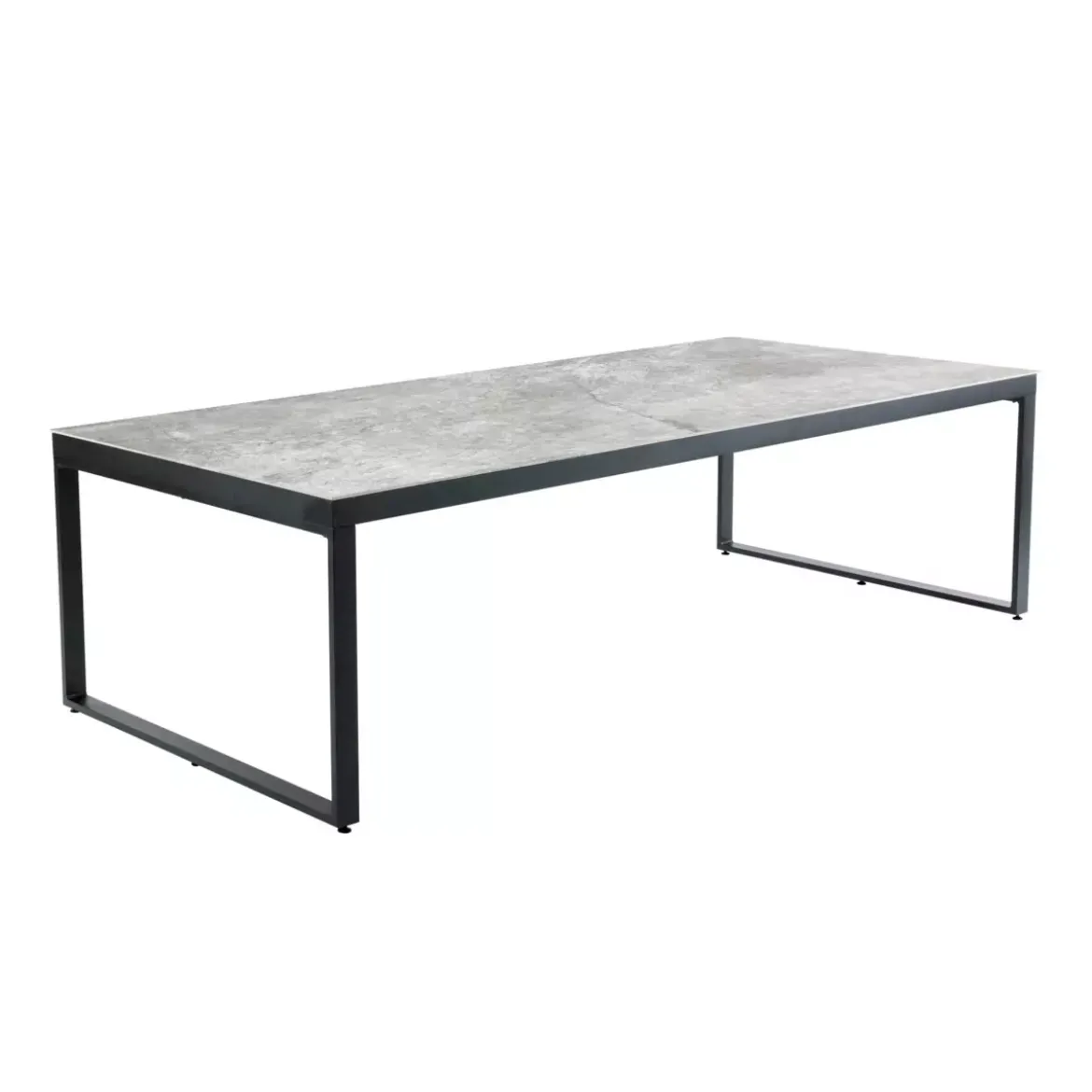 Tavolo da giardino 10 posti Alluminio/Ceramica Kore (240 x 120 cm) Grigio antracite