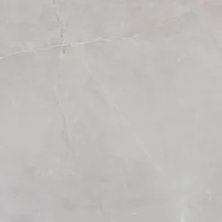 Tavolo da giardino 6 posti Alluminio/Ceramica Modena (150 x 75 cm) Bianco e grigio