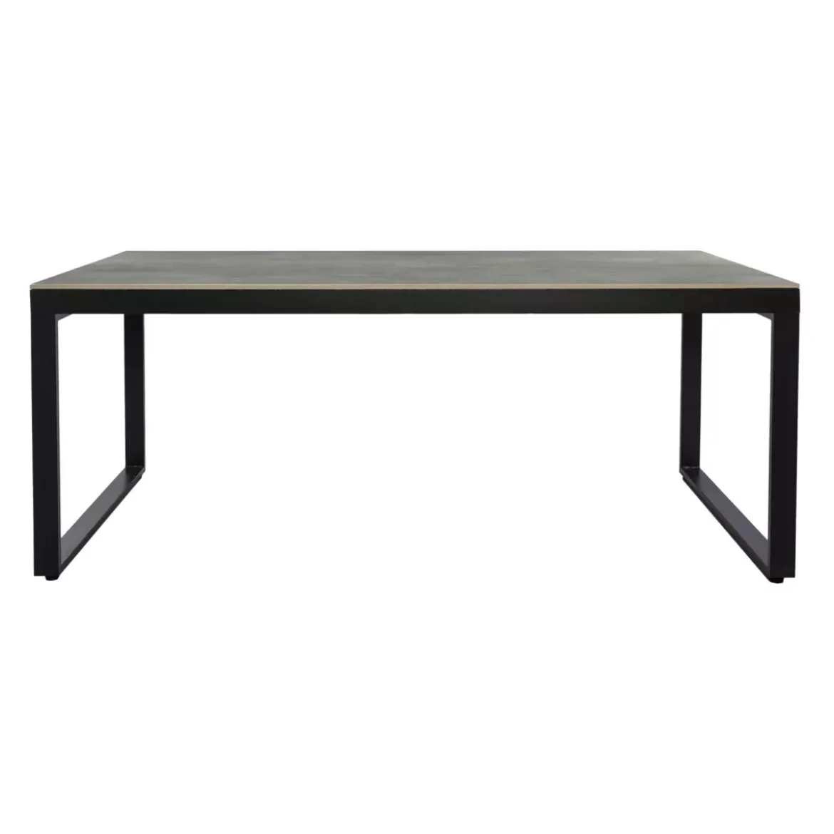 Tavolo da giardino 8 posti Allumino/Ceramica Kore (180 x 90 cm) Grigio antracite