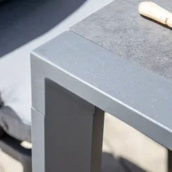 Tavolo da giardino allungabile 12 posti Alluminio Amalfi (300 x 96 cm) Grigio antracite