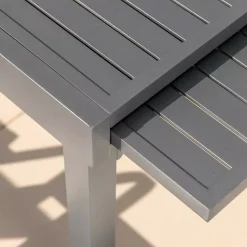 Tavolo da giardino allungabile alluminio 12 posti (200/320 x 100 cm) Murano Grigio antracite
