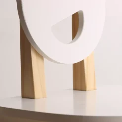 Tavolo e 2 sedie bambino legno (H44 cm) Orsetti Bianco