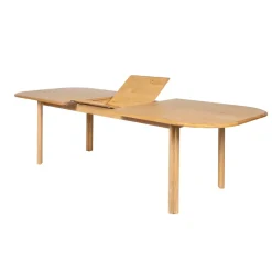 Tavolo rettangolare allungabile con prolunga in rovere (200 cm) Oakland Naturale