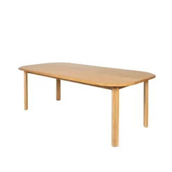Tavolo rettangolare allungabile con prolunga in rovere (200 cm) Oakland Naturale