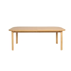 Tavolo rettangolare allungabile con prolunga in rovere (200 cm) Oakland Naturale