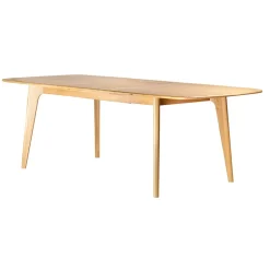 Tavolo rettangolare allungabile in rovere (180 cm) Bilbao Naturale