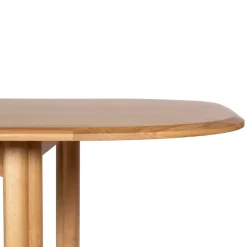 Tavolo rettangolare allungabile con prolunga in rovere (160 cm) Oakland Naturale