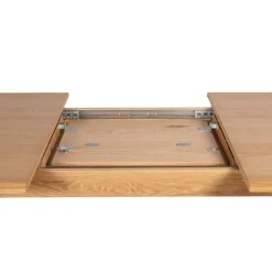 Tavolo rettangolare allungabile con prolunga in rovere (160 cm) Oakland Naturale