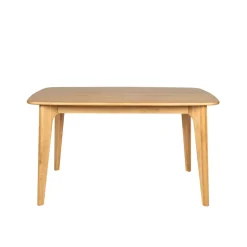 Tavolo rettangolare allungabile in rovere (140 cm) Bilbao Naturale
