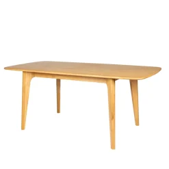Tavolo rettangolare allungabile in rovere (140 cm) Bilbao Naturale