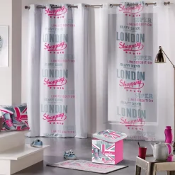 Tenda (140 x 240 cm) Girly London Bianco