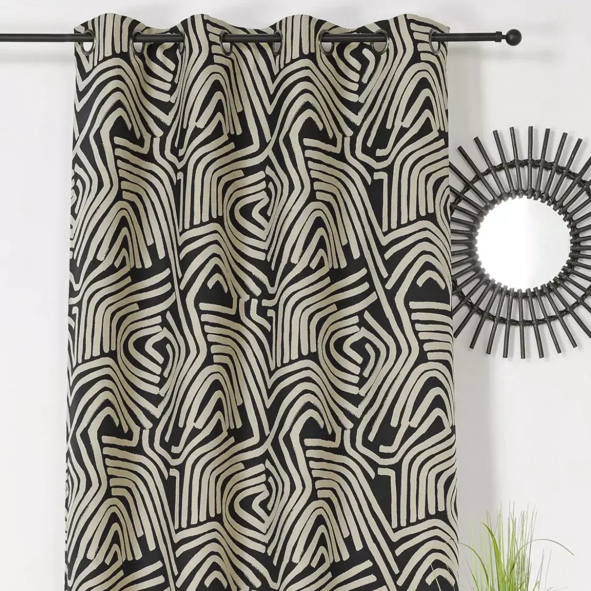 Tenda (140 x 260 cm) Nairobi Nero
