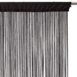 Tenda a fili (90 x H200 cm) Uni Nero
