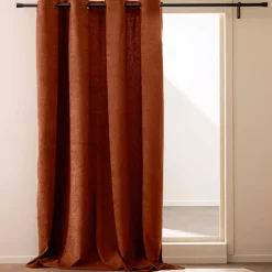Tenda a occhielli (140 x 260 cm) Winona Terracotta