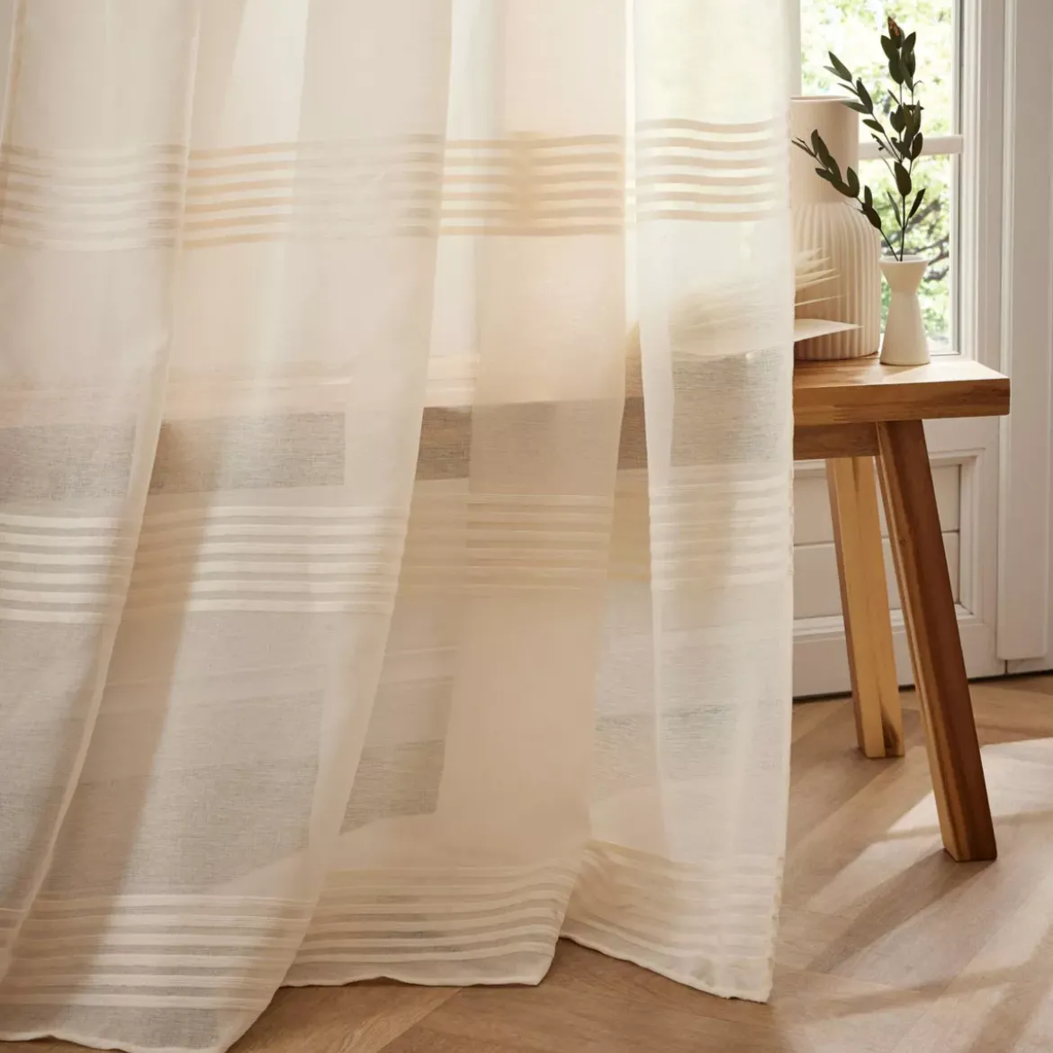 Tenda a occhielli (140 x 240 cm) Noé Beige