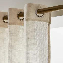 Tenda a pannello in lino effetto largo (400 x 240 cm) Luca Beige
