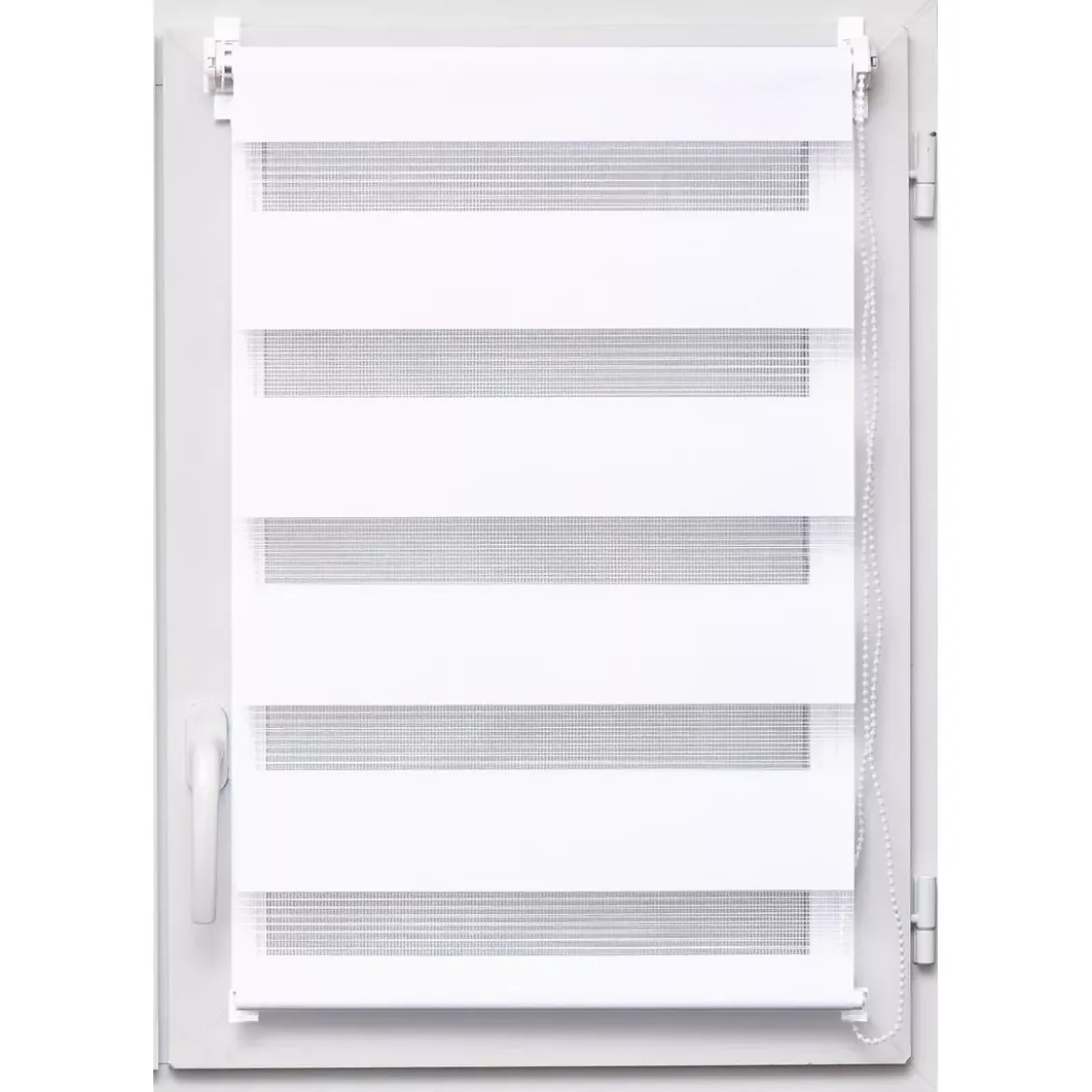 Tenda a rullo (45 x H250 cm) Giorno/Notte Bianco