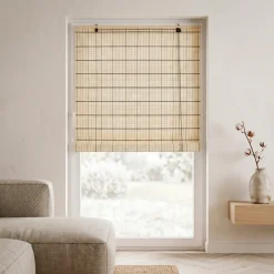 Tenda a rullo con bastoncini di bambù (90 x 180 cm) Bali Naturale