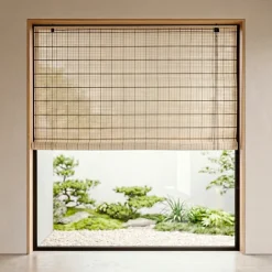 Tenda a rullo con bastoncini di bambù (180 x 180 cm) Bali Naturale