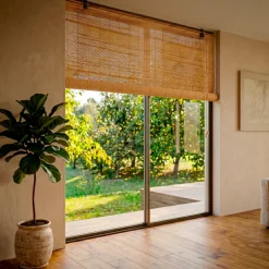 Tenda a rullo con bastoncini di bambù (180 x 180 cm) Tanoa Naturale