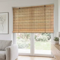 Tenda a rullo con bastoncini di bambù (150 x 180 cm) Bali Marrone