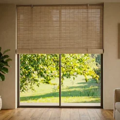 Tenda a rullo esterna effetto rattan (200 x 200 cm) Tanoa Beige