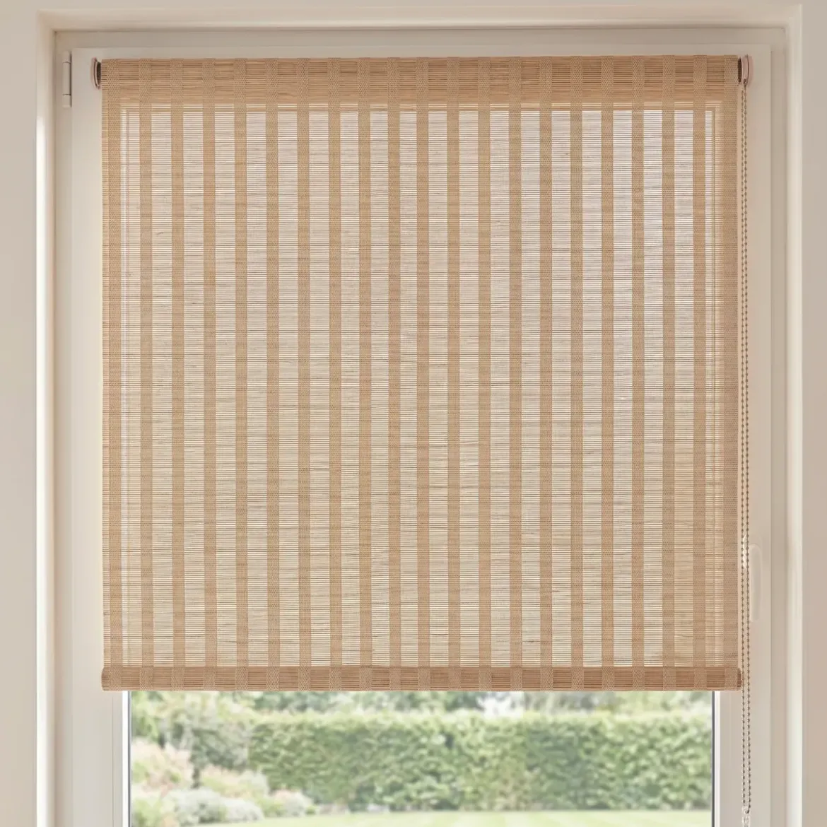 Tenda a rullo filtrante(75 x 180 cm)Strisce Beige