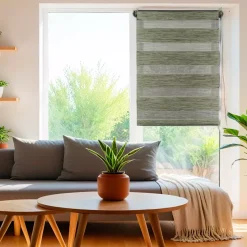 Tenda a rullo Giorno/Notte (90 x 180 cm) Verde sfumato