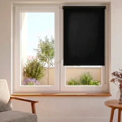Tenda a rullo oscurante (45 x H90 cm) Uni Nero
